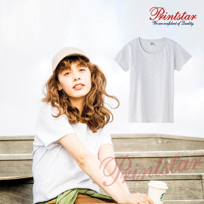 PS0850L - PRINTSTAR 190g 高品質全棉平紋(女裝)短袖圓領T恤