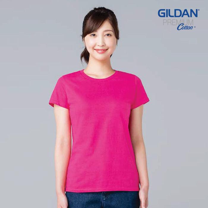 GD7600L - GILDAN 180g 全棉平紋女裝短袖圓領T恤
