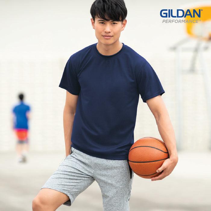GD3BI00 - GILDAN 130g 網眼快乾運動短袖圓領T恤(少量庫存)