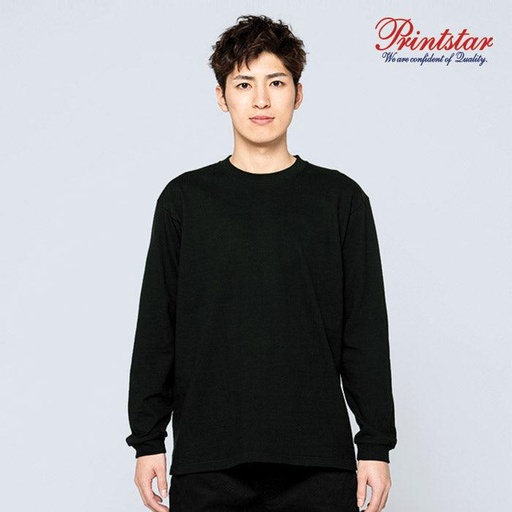 PS0149 - PRINTSTAR 250g 高品質全棉平紋成人長袖圓領(羅紋袖)T恤