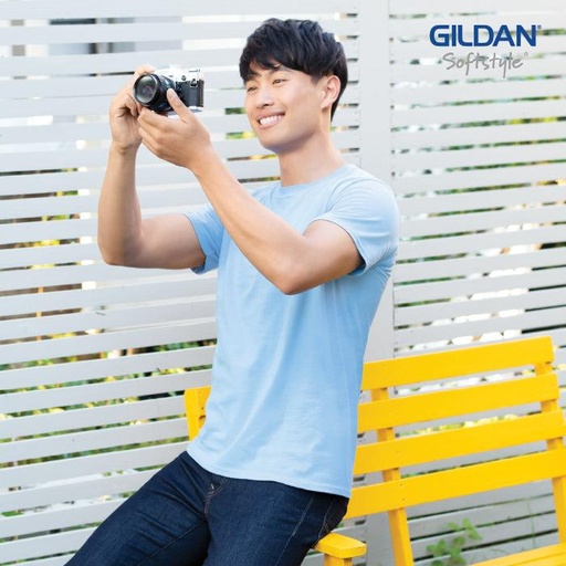 GILDAN 150g 全棉平紋成人短袖圓領T恤 (經濟活動款) - GD6300